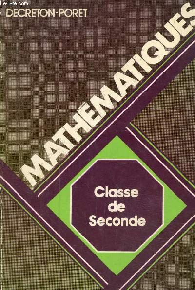 Mathématiques classe de seconde