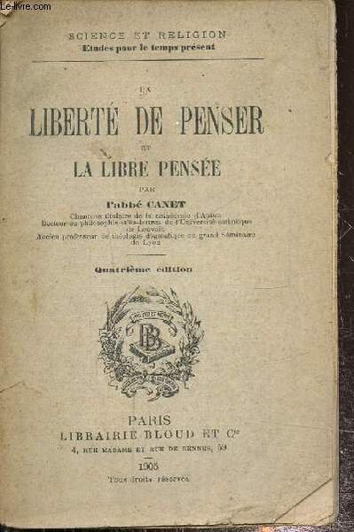 La liberté de penser et la libre pensée