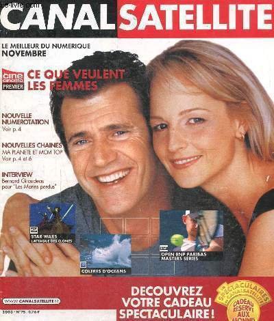 Canal Satellite N° 75 novembre 2003: ce que veulent les …