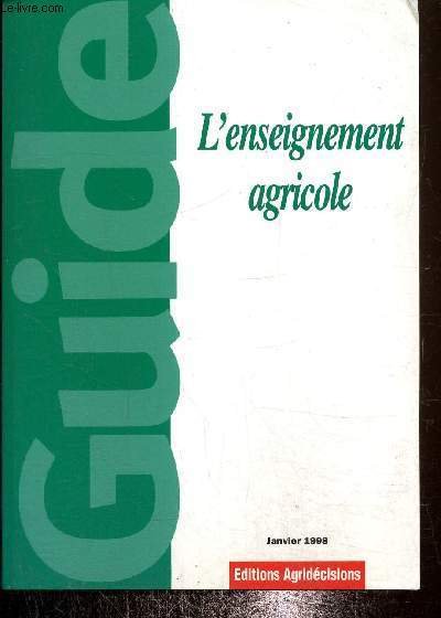 L'enseignement agricole, janvier 1998