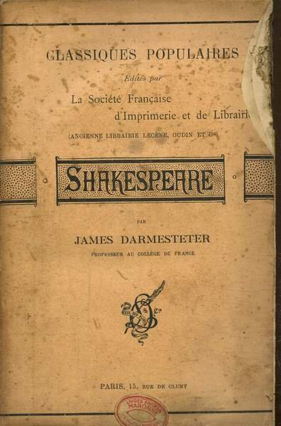 Shakespeare, collection des classiques populaires