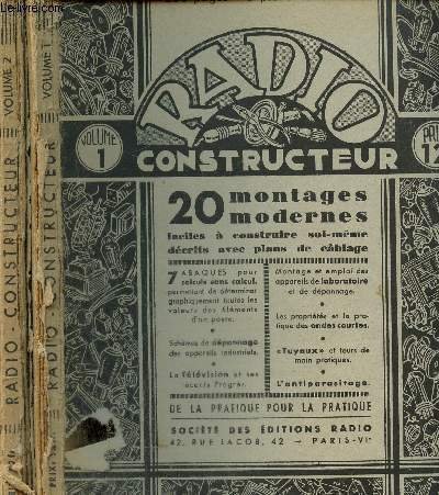 Radio constructeur Volume 1 et 2
