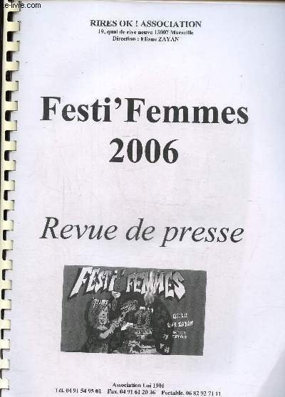 Festi'femmes 2006- revue de presse
