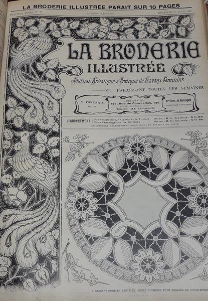 La Broderie Illustrée - Journal artistique et pratique de travaux …