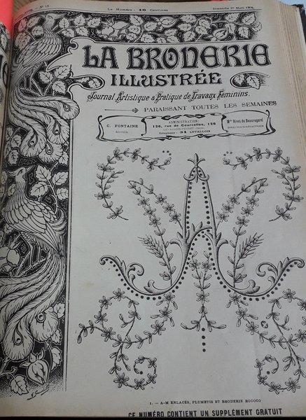 La Broderie Illustrée - Journal artistique et pratique de travaux …