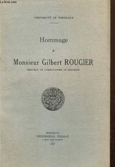 Hommage à Gilbert Rougier