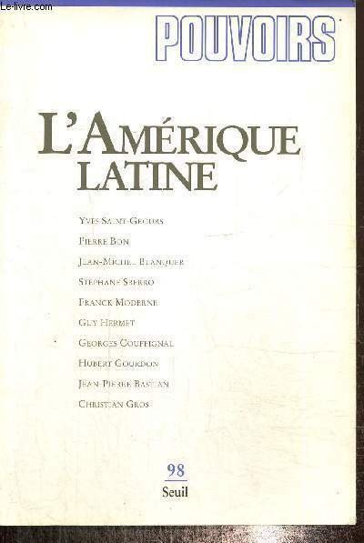 Pouvoirs, n°98 (septembre 2001) - L'Amérique Latine - L'apurement du …