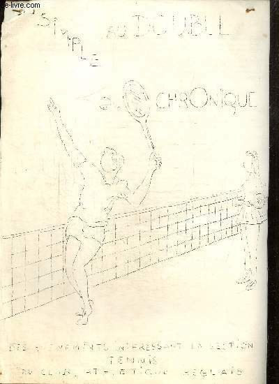 Du simple au double, ou Chronique des évènements intéressant la …