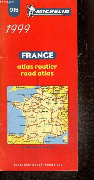 Carte Michelin n°915 : Atlas routier