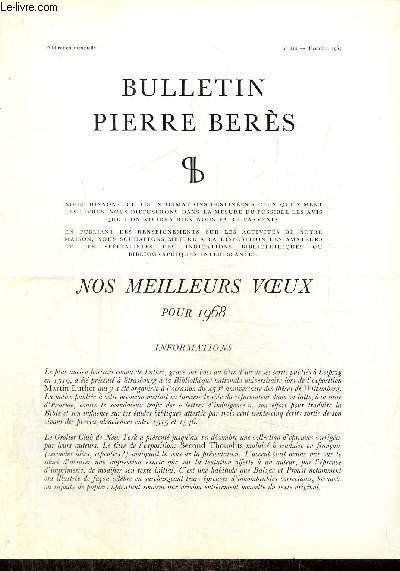 Bulletin Pierre Berès, n°112 (décembre 1967)