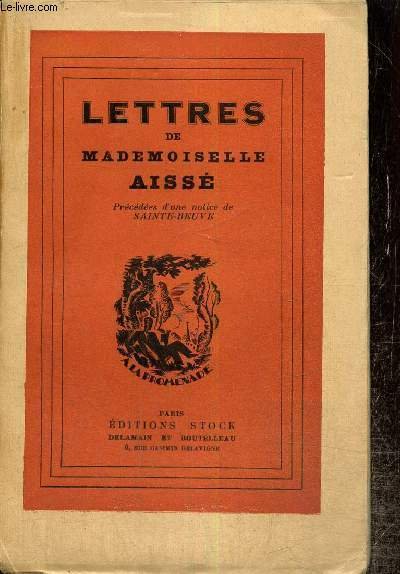 Lettres de Mademoiselle Aïssé à Madame Calandrini