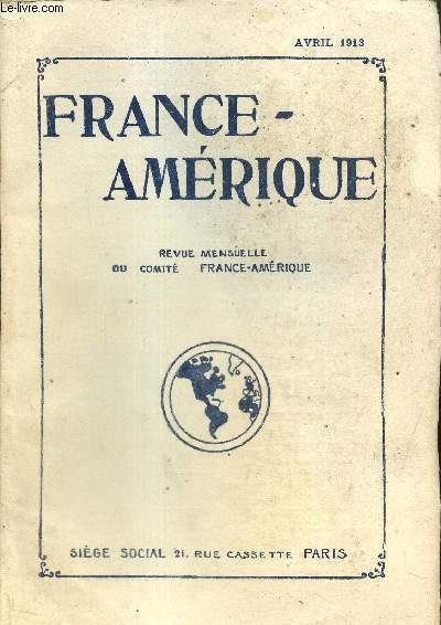 France-Amérique, n°40 (avril 1913) : Les missions militaires françaises en …