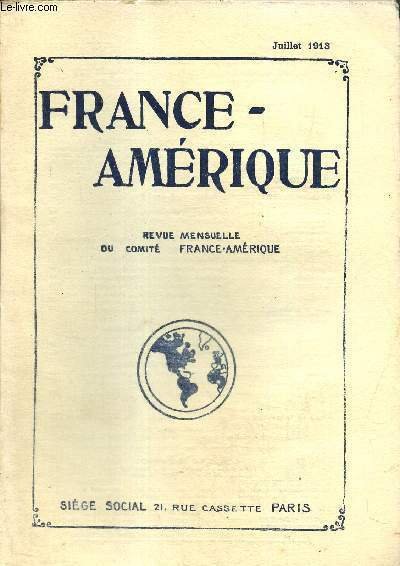 France-Amérique, n°43 (juillet 1913) : La mission militaire au Pérou …