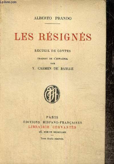 Les résignés - Recueil de contes | Immagine principale