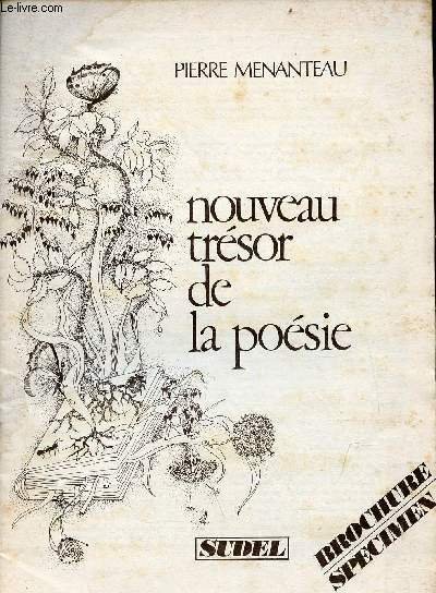 Brochure specimen : Nouveau trésor de la poésie.