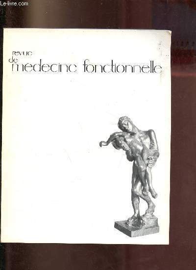 Revue de médecine fonctionnelle 1970 - Le langage est il une fonction localisée du cerveau ? Macdonald Critchley - la notion de terrain en microbiologie Delaunay - le colon irritable mérite t il d'être élevé au rang d'entité clinique ? Michel J.Demole .