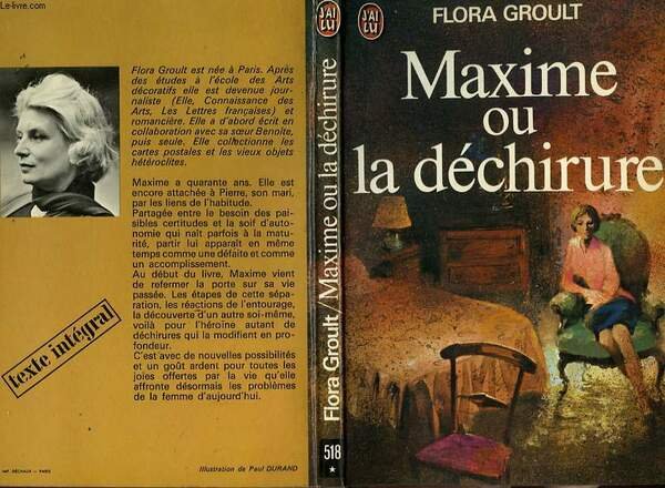MAXIME OU LA DECHIRURE