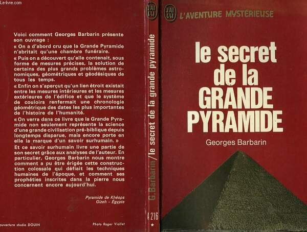 LE SECRET DE LA GRANDE PYRAMIDE ou la fin du …