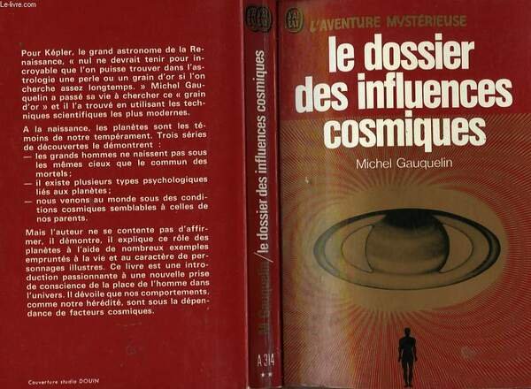 LE DOSSIER DES INFLUENCES COSMIQUES "CARACTERES ET TEMPERAMENTS"