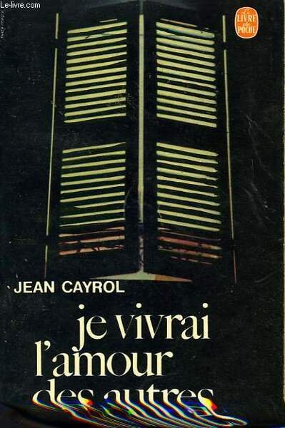 JE VIVRAI L'AMOUR DES AUTRES