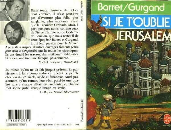 SI JE T'OUBLIE JERUSALEM - LA PRODIGIEUSE AVENTURE DE LA … | Immagine principale