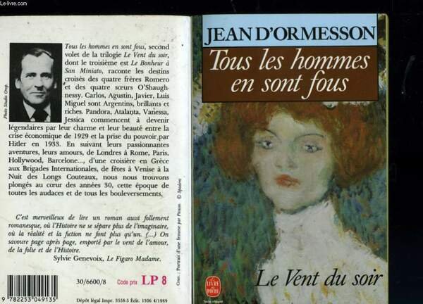 LE VENT DU SOIR TOME 2 - TOUS LES HOMMES …