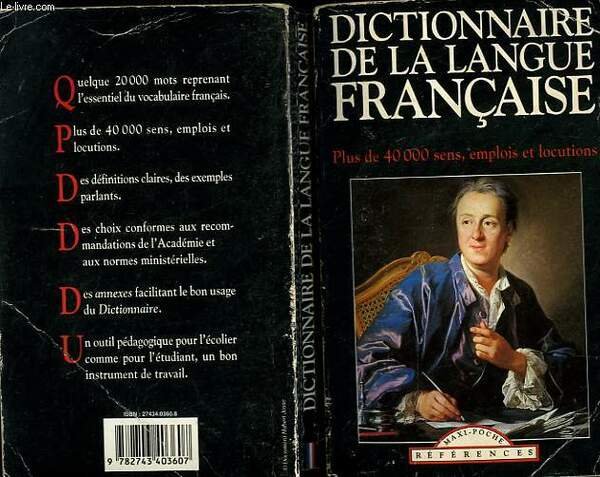 DICTIONNAIRE DE LA LANGUE FRANCAISE
