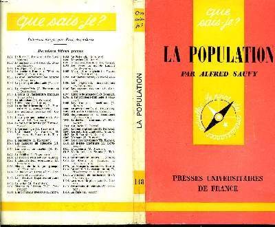 Que sais-je? N° 148 La population