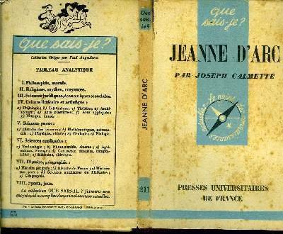 Que sais-je? N° 211 Jeanne d'Arc