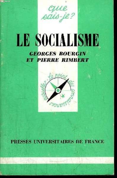 Que sais-je? N° 387 Le socialisme