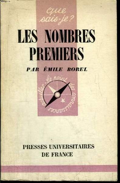 Que sais-je? N° 571 Les nombres premiers