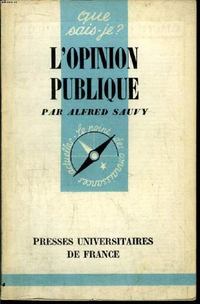 Que sais-je? N° 701 L'opinion publique | Immagine principale