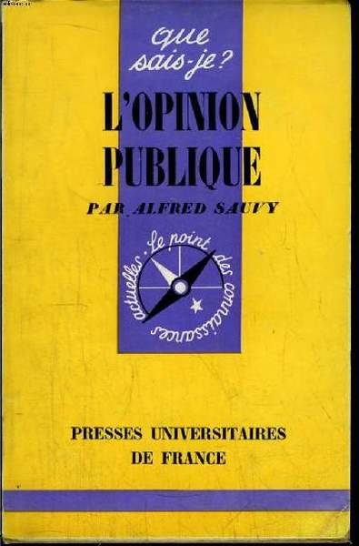 Que sais-je? N° 701 L'opinion publique | Immagine principale