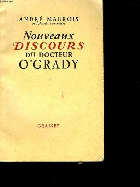Nouveaux discours du docteur O'Grady