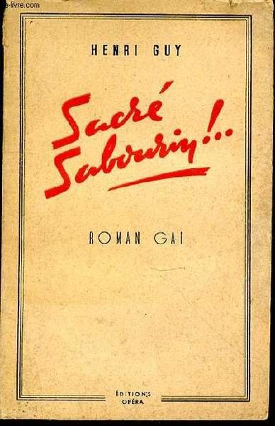 Sacré sabourin!.