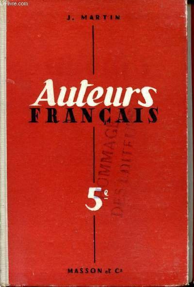 Auteurs fran�ais. 5�