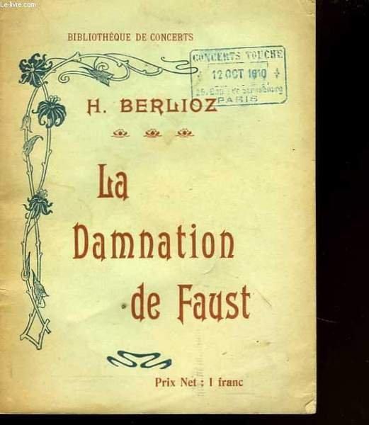 La damnation de Faust