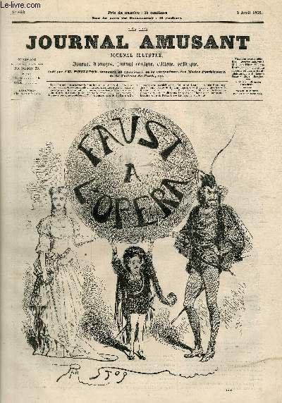 Le Journal amusant N°692, Faust à l'opéra.