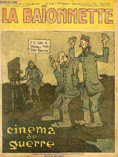 La Baïonnette, 2è série, N°127 - Cinéma de guerre