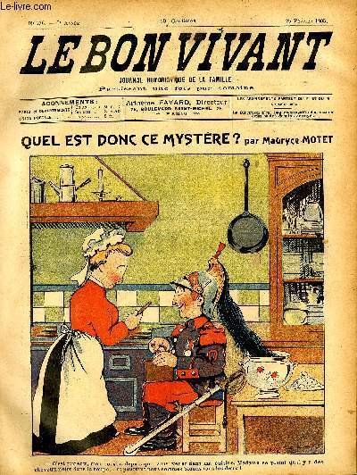 Le bon vivant n°276 - Quel est donc ce mystère ?