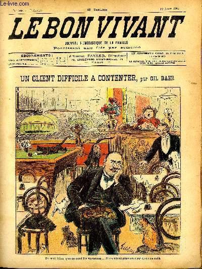 Le bon vivant n°300 - Un client difficile a contenter