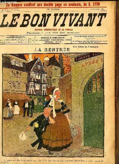 Le bon vivant n°412 La rentrée