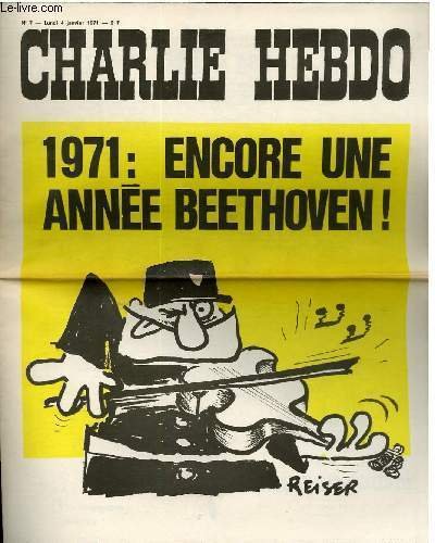 CHARLIE HEBDO N°7 - 1971 : ENCORE UNE ANNEE BEETHOVEN | Immagine principale
