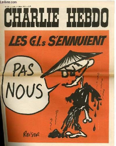 CHARLIE HEBDO N°15 - LES G.I.s S'ENNUIENT