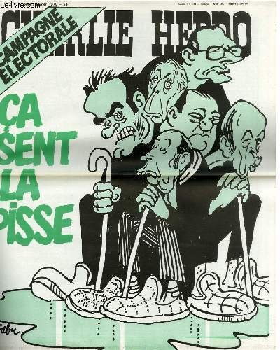 CHARLIE HEBDO N°377 - CAMPAGNE ELECTORALE, CA SENT LA PISSE