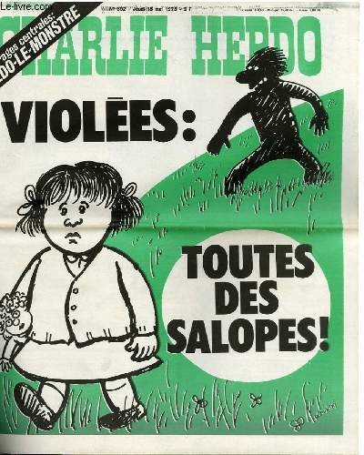 CHARLIE HEBDO N°392 - VIOLEES : TOUTES DES SALOPES