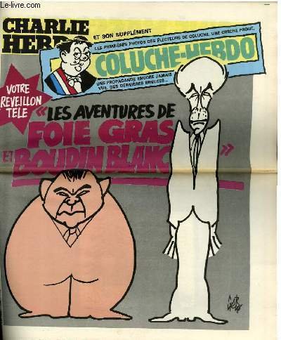 CHARLIE HEBDO N°528 - VOTRE REVEILLON TELE : LES AVENTURES …