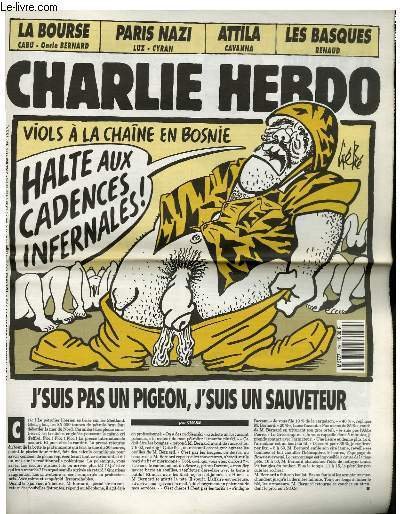 CHARLIE HEBDO N°29 - VIOLS A LA CHAINE EN BOSNIE "HALTE AUX CADENCES INFERNALES"