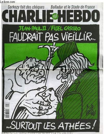 CHARLIE HEBDO N°292 - JEAN PAUL II / FIDEL CASTRO …