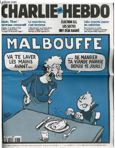 CHARLIE HEBDO N°437 - MALBOUFFE "VA TE LAVER LES MAINS …